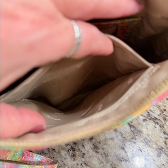 Colorful Crocodile Embossed Women's Bag and Wallet Set by Brahmin - Picture 6 of 13